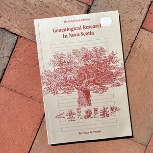 1985 Genealogical Research in Nova Scotia Halifax Canadian Canada Maritimes CA